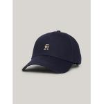 Cappelli sportivi scontati blu di cotone Bio sostenibili per Uomo Tommy Hilfiger Essentials 