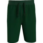 Pantaloni tuta scontati verdi S di cotone per Uomo Tommy Hilfiger 
