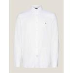 Camicie stretch scontate eleganti bianche M di cotone Bio sostenibili per Uomo Tommy Hilfiger 