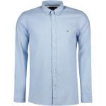 Camicie scontate eleganti blu S di cotone Bio sostenibili con manica lunga per Uomo Tommy Hilfiger 