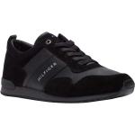 Sneakers larghezza E scontate nere numero 40 in pelle di camoscio per Uomo Tommy Hilfiger Iconic 