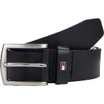 Tommy Hilfiger Cintura Uomo New Denton 3.5 Belt Cintura in Pelle, Blu (Midnight), 115