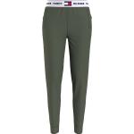 Pantaloni scontati verdi S di cotone Bio sostenibili con elastico per Donna Tommy Hilfiger 