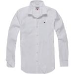 Camicie stretch scontate casual bianche di cotone per Uomo Tommy Hilfiger 