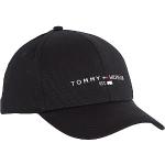 Cappelli estivi scontati neri di cotone per Uomo Tommy Hilfiger TH 