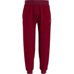 Pantaloni tuta scontati rossi L in poliestere tinta unita sostenibili per Uomo Tommy Hilfiger 