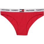 Bikini slip scontati rossi XS di cotone per Donna Tommy Hilfiger 