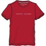 T-shirt pigiama scontate rosse L di cotone Bio sostenibili per Uomo Tommy Hilfiger 