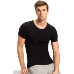 Magliette & T-shirt nere XL di cotone traspiranti a girocollo con scollo rotondo per Uomo Tommy Hilfiger 