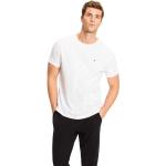 Magliette & T-shirt scontate bianche M di cotone Bio sostenibili con scollo rotondo per Uomo Tommy Hilfiger 