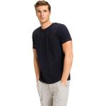 Magliette & T-shirt scontate nere XL di cotone sostenibili a girocollo con scollo rotondo per Uomo Tommy Hilfiger 