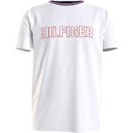 T-shirt pigiama scontate bianche L in poliestere a girocollo per Uomo Tommy Hilfiger 
