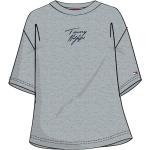 T-shirt pigiama scontate grigie L di cotone Bio sostenibili per Donna Tommy Hilfiger 