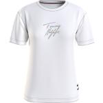 Magliette & T-shirt scontate bianche L di cotone Bio sostenibili mezza manica con scollo rotondo per Donna Tommy Hilfiger 