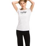 Magliette & T-shirt scontate classiche bianche L di cotone Bio sostenibili mezza manica con manica corta per Donna Tommy Hilfiger 