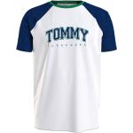 T-shirt pigiama scontate bianche L di cotone Bio mezza manica per Uomo Tommy Hilfiger 