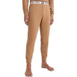 Pantaloni scontati marroni M in misto cotone Bio sostenibili del pigiama per Uomo Tommy Hilfiger 