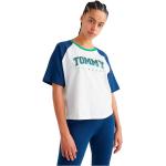Magliette & T-shirt scontate bianche M di cotone mezza manica con scollo rotondo per Donna Tommy Hilfiger 