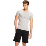 Magliette & T-shirt nere L di cotone traspiranti con scollo a V con scollo a V per Uomo Tommy Hilfiger 