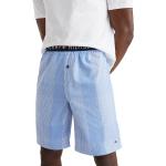 Pantaloni scontati blu M di cotone Bio sostenibili con elastico per Uomo Tommy Hilfiger Woven 