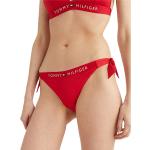 Bikini slip scontati classici rossi XL in poliammide per Donna Tommy Hilfiger 