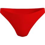 Bikini slip scontati rossi M in poliammide per Donna Tommy Hilfiger 