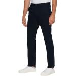 Pantaloni stretch scontati blu di cotone Bio sostenibili per Uomo Tommy Hilfiger Essentials 