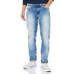 Tommy Jeans Jeans Uomo Austin Slim Tapered Elasticizzati, Blu (Wilson Light Blue Stretch), 33W / 30L