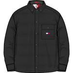 Tommy Jeans Classic Solid Long Sleeve Shirt Nero 2XL Uomo