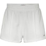 Shorts scontati bianchi S di cotone Bio sostenibili per Donna Tommy Hilfiger Essentials 