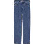 Jeans scontati blu di cotone a vita alta per Donna Tommy Hilfiger 