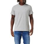 Magliette & T-shirt scontate casual grigie XXL taglie comode di cotone Bio mezza manica con manica corta per Uomo Tommy Hilfiger 