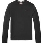 Magliette & T-shirt scontate nere L di cotone sostenibili con scollo rotondo per Uomo Tommy Hilfiger 