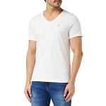 Magliette & T-shirt scontate casual bianche L di cotone traspiranti mezza manica con manica corta per Uomo Tommy Hilfiger 