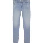 Jeans slim classici blu chiaro di cotone per Uomo 