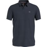 Tommy Jeans Placket Short Sleeve Polo Blu L Uomo