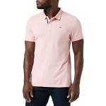 Tommy Jeans Tjm Solid Stretch Polo Maglietta, Rosa (Broadway Pink), S Uomo