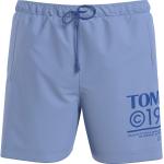 Pantaloncini scontati eleganti blu L in poliestere da mare per Uomo Tommy Hilfiger 