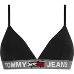 Jeans elasticizzati scontati neri S in misto cotone per Donna Tommy Hilfiger 