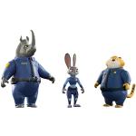 TOMY Disney Zootopia Meet The ZPD Play Set (Officers Judy Hopps, McHorn, And Clawhauser) by