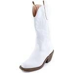 Stivali texani bianchi numero 40 per Donna TooCool 
