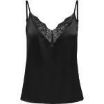 Top di Only - Onlvictoria SL lace mix singlet NOOS WVN - XS a L - Donna - nero