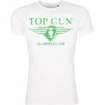 Top Gun Beach, Maglietta S male Bianco/Verde Chiaro