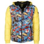 Top Gun Fun, giacca tessile XL male Giallo/Blu/Rosso
