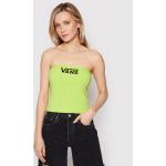 Magliette & T-shirt Slim Fit gialle XXS per Donna Vans 