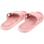 Pantofole massaggianti larghezza E rosa numero 38,5 in PVC traspiranti per la primavera per Donna 