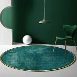 Tappeti moderni verdi rotondi diametro 100 cm 