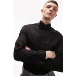 Camicie diplomatiche eleganti nere M manica lunga per Uomo Topman 