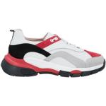 Sneakers stringate rosse numero 35 di gomma con stringhe per Donna Tosca Blu 