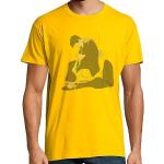 tostadora T-Shirt a Manica Corta Chet Baker da Uomo - Senape L - RIF. 339352-P